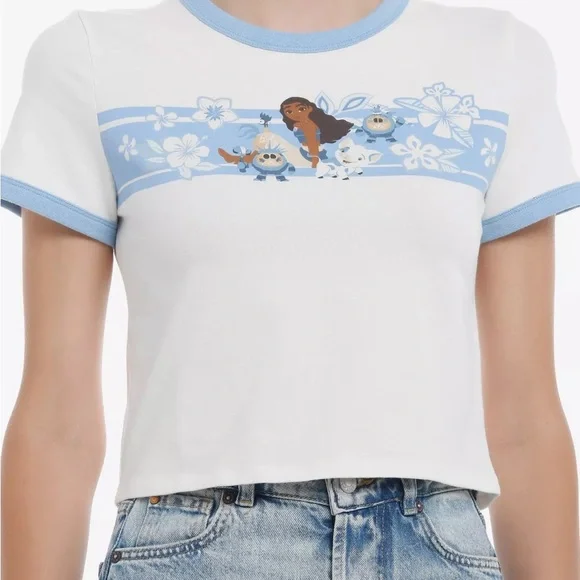 Her Universe Disney Moana Baby T-Shirt & Lounge Shorts - Picture 2 of 4